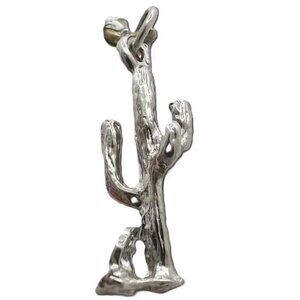 Saguaro CACTUS pendant sterling silver 925 NEW